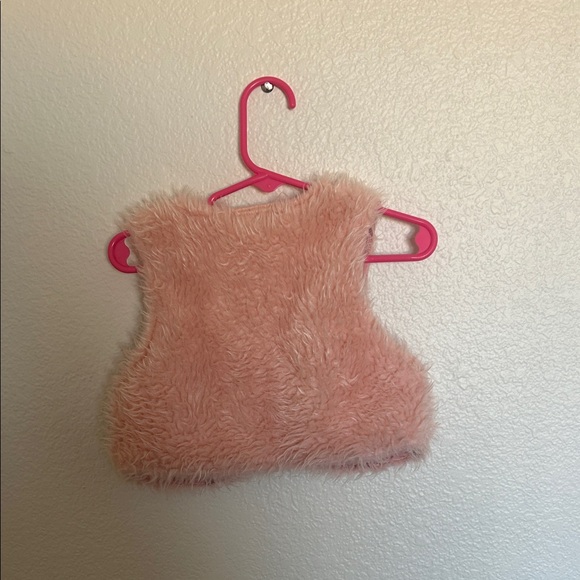 RARE BRAND Naartjie Fluffy Pink Kids Vest - Picture 8 of 8